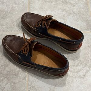 Sperry Gold Cup Men's Brown and Navy Boat Shoes